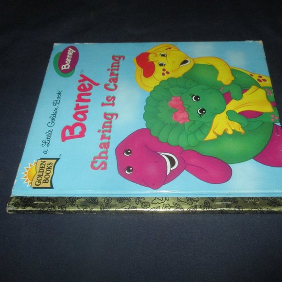 Barney - Sharing is Caring (1996. A Little Golden Book) - Picture 4 of 4